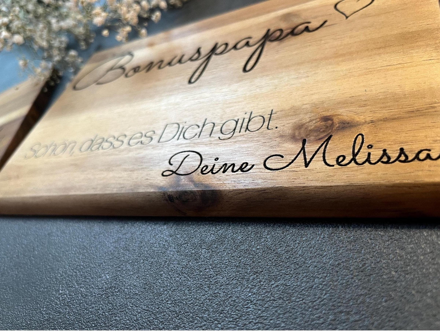 Bonusmama/Bonuspapa - Frühstücksbrettchen