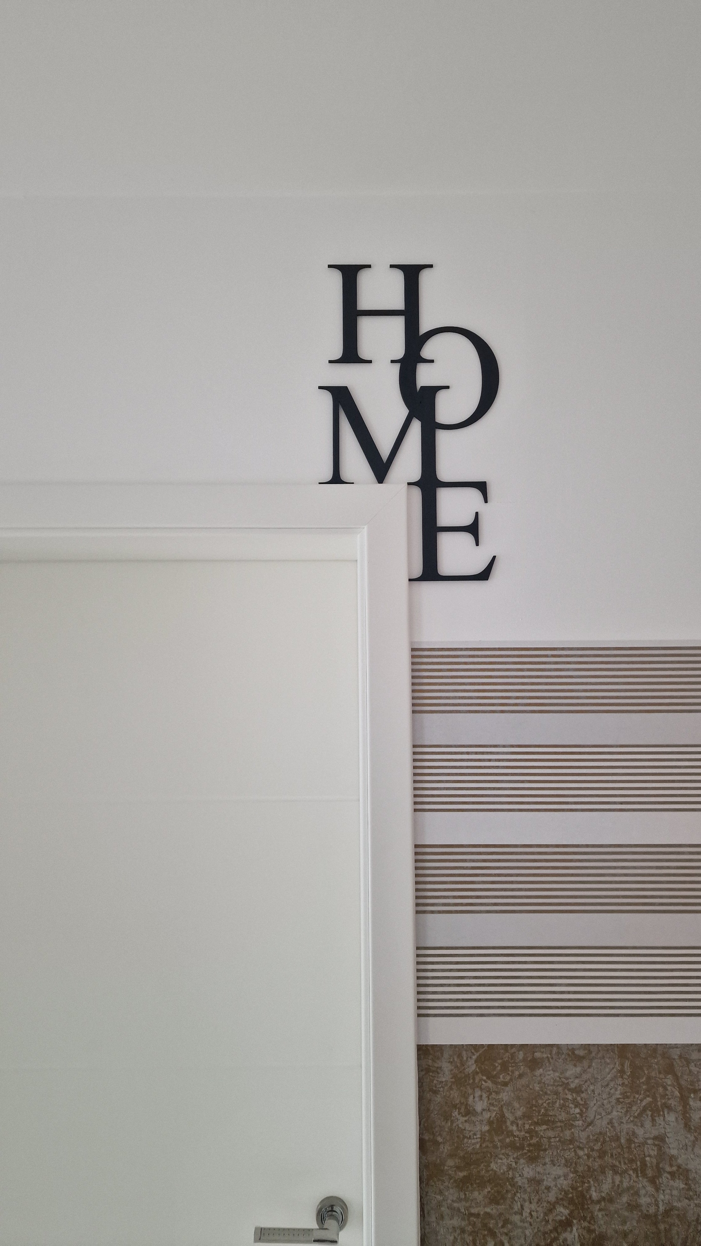 HOME - Holzschriftzug (Einteilig)