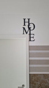HOME - Holzschriftzug (Einteilig)