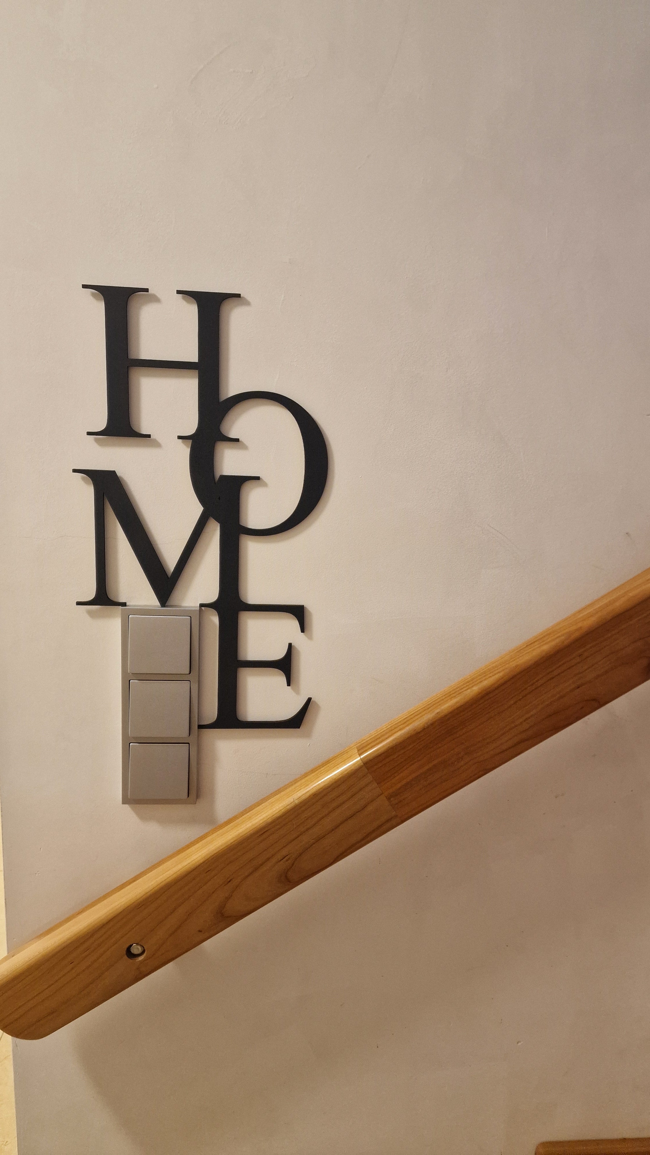 HOME - Holzschriftzug (Einteilig)