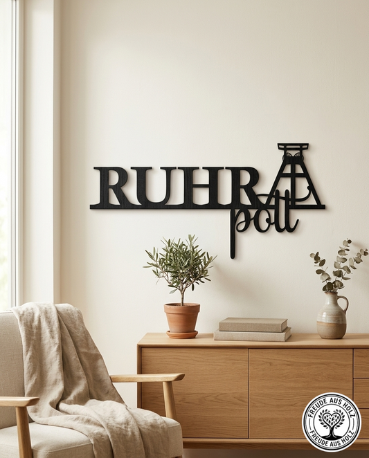 Ruhrpott - Holzschriftzug