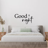 Holzschriftzug Good night aus Holz von Freude aus Holz