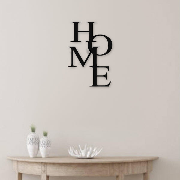 Holzschriftzug HOME einteilig aus Holz von Freude aus Holz