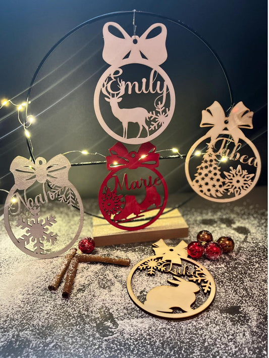 Weihnachtsbaumkugeln - Personalisiert