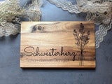 Schwesterherz - Frühstücksbrettchen