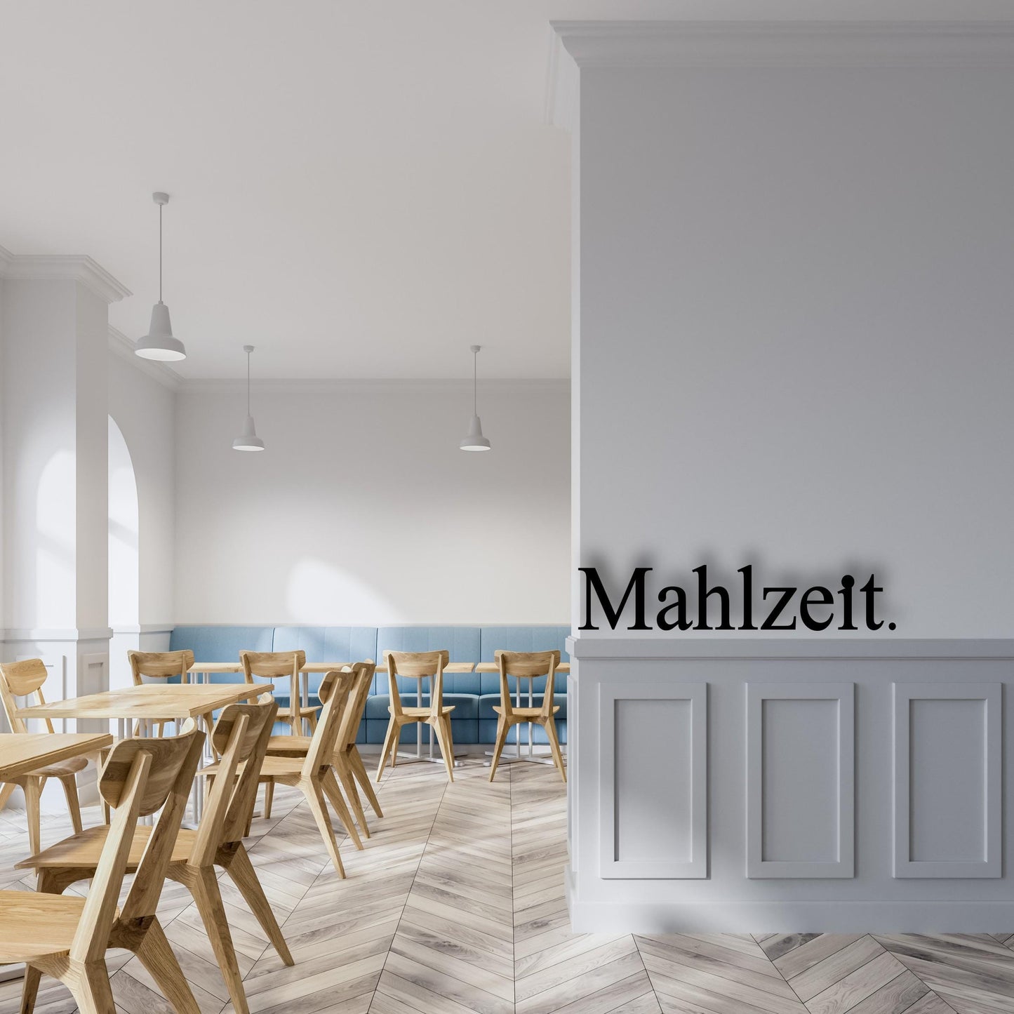 Mahlzeit - Holzschriftzug