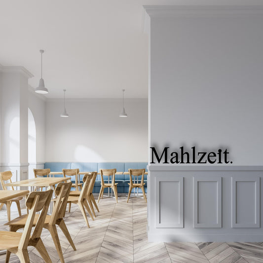 Mahlzeit - Holzschriftzug