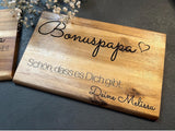 Bonusmama/Bonuspapa - Frühstücksbrettchen