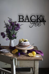 Backfee - Holzschriftzug