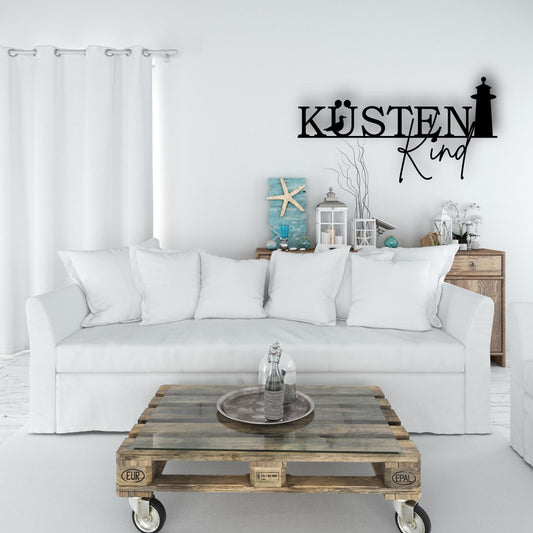 Küstenkind - Holzschriftzug