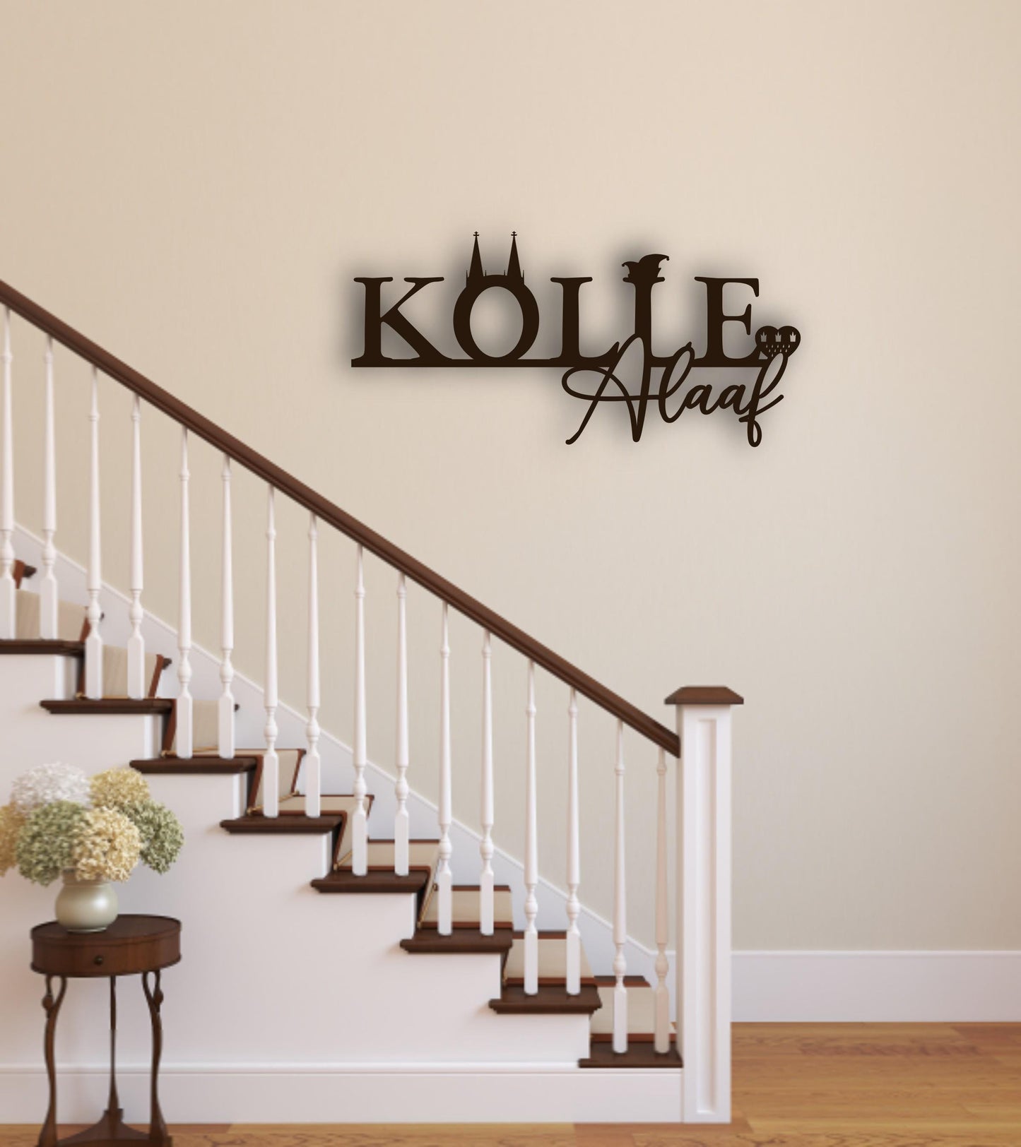 Kölle Alaaf - Holzschriftzug