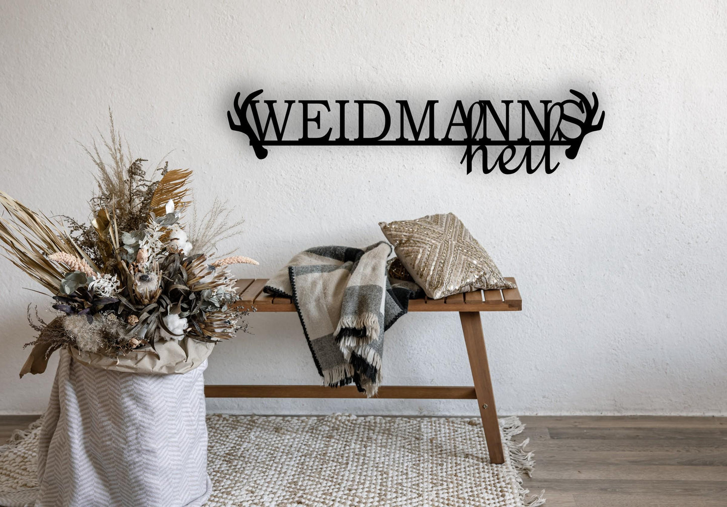 Waidmannsheil - Holzschriftzug