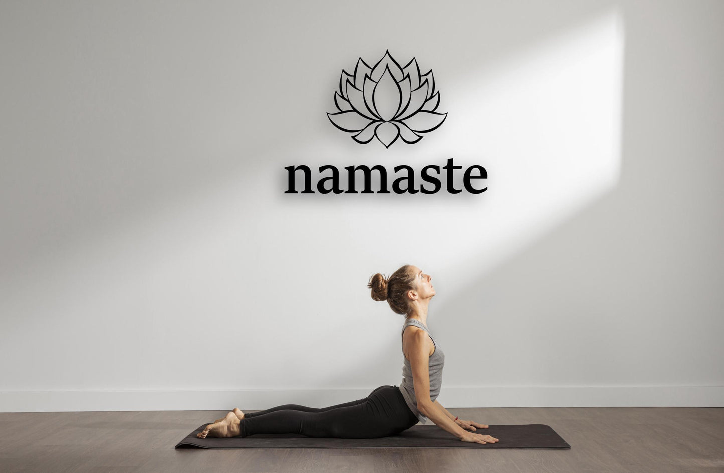 Namaste - Holzschriftzug