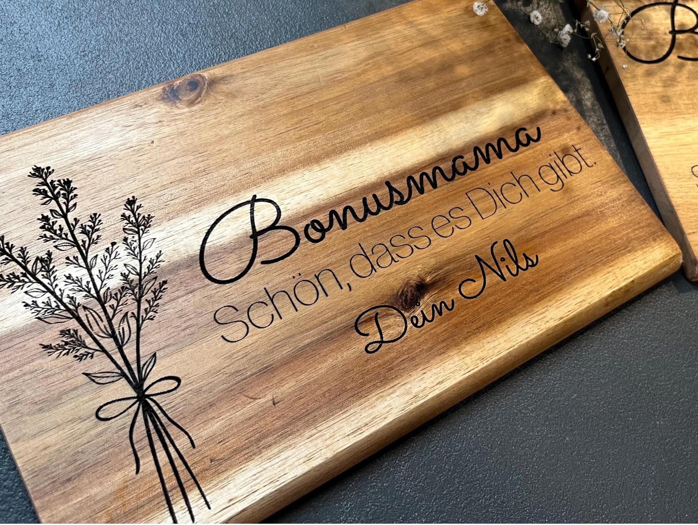 Bonusmama/Bonuspapa - Frühstücksbrettchen