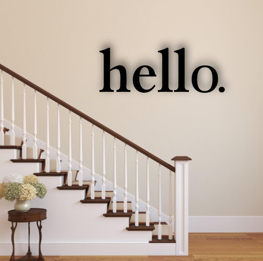 Hello - Holzschriftzug