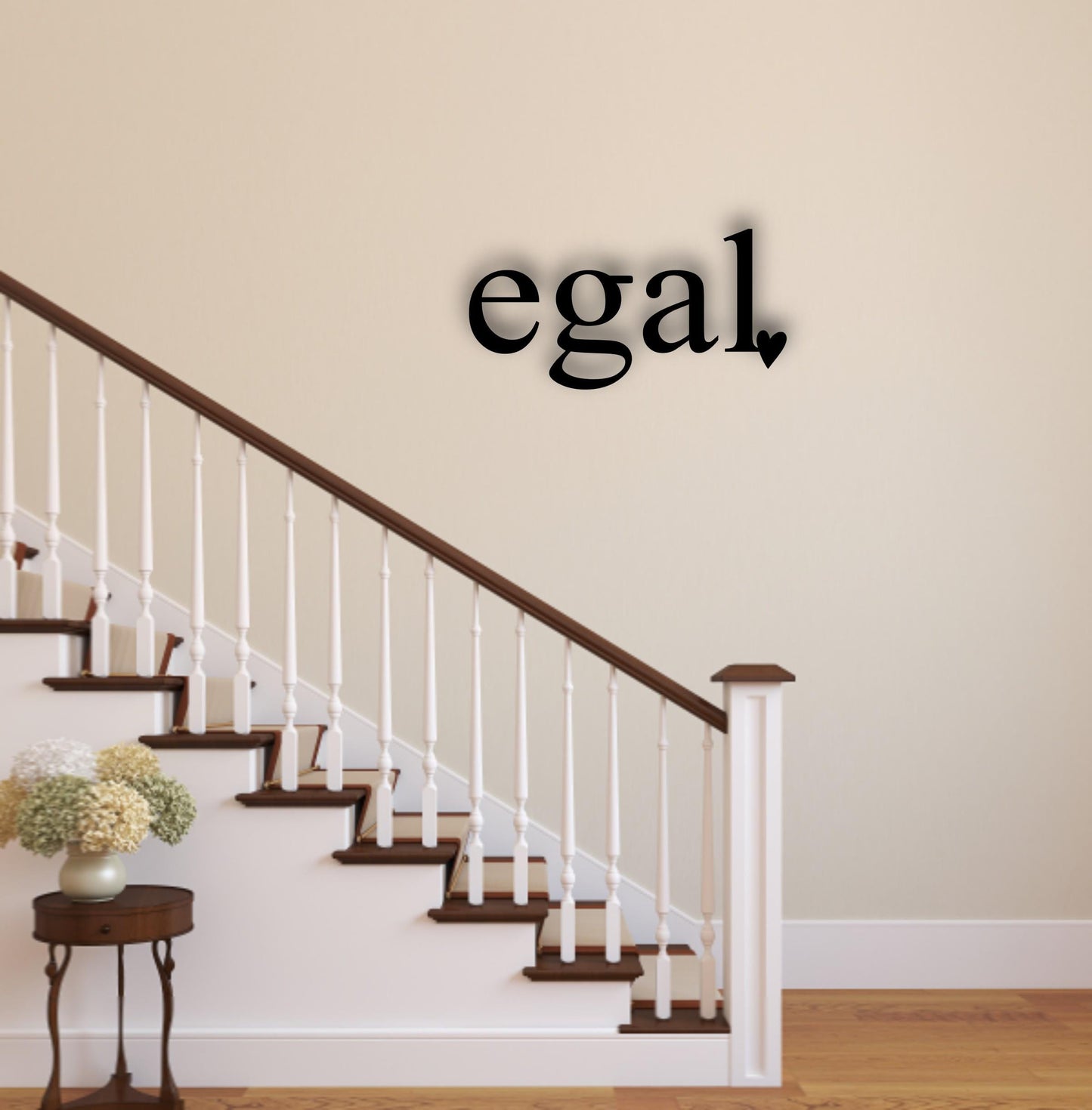 Egal <3 - Holzschriftzug