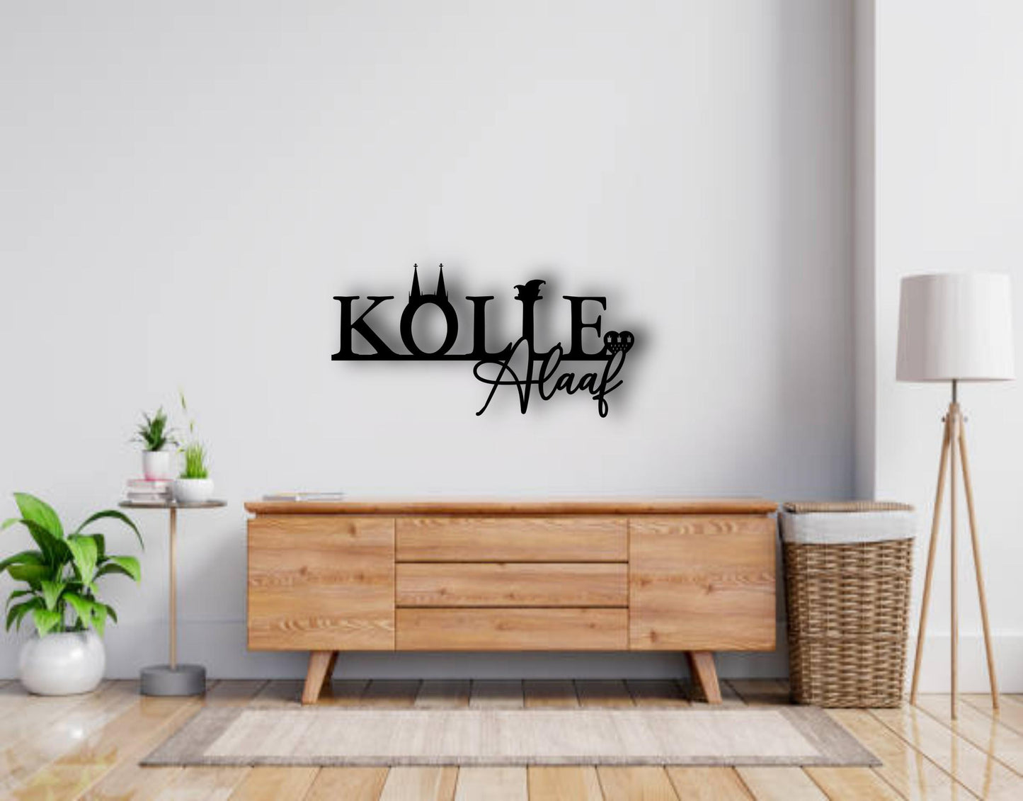 Kölle Alaaf - Holzschriftzug