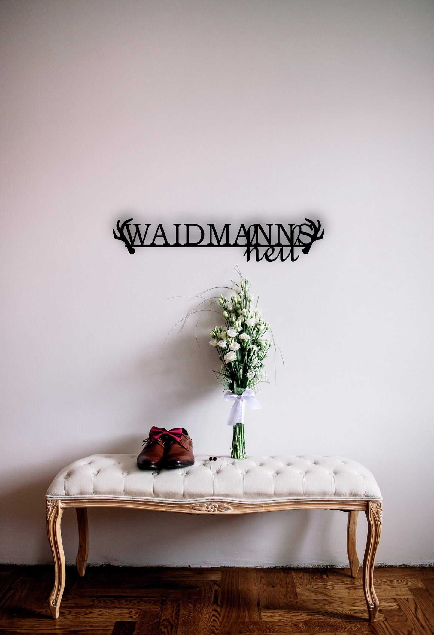 Waidmannsheil - Holzschriftzug