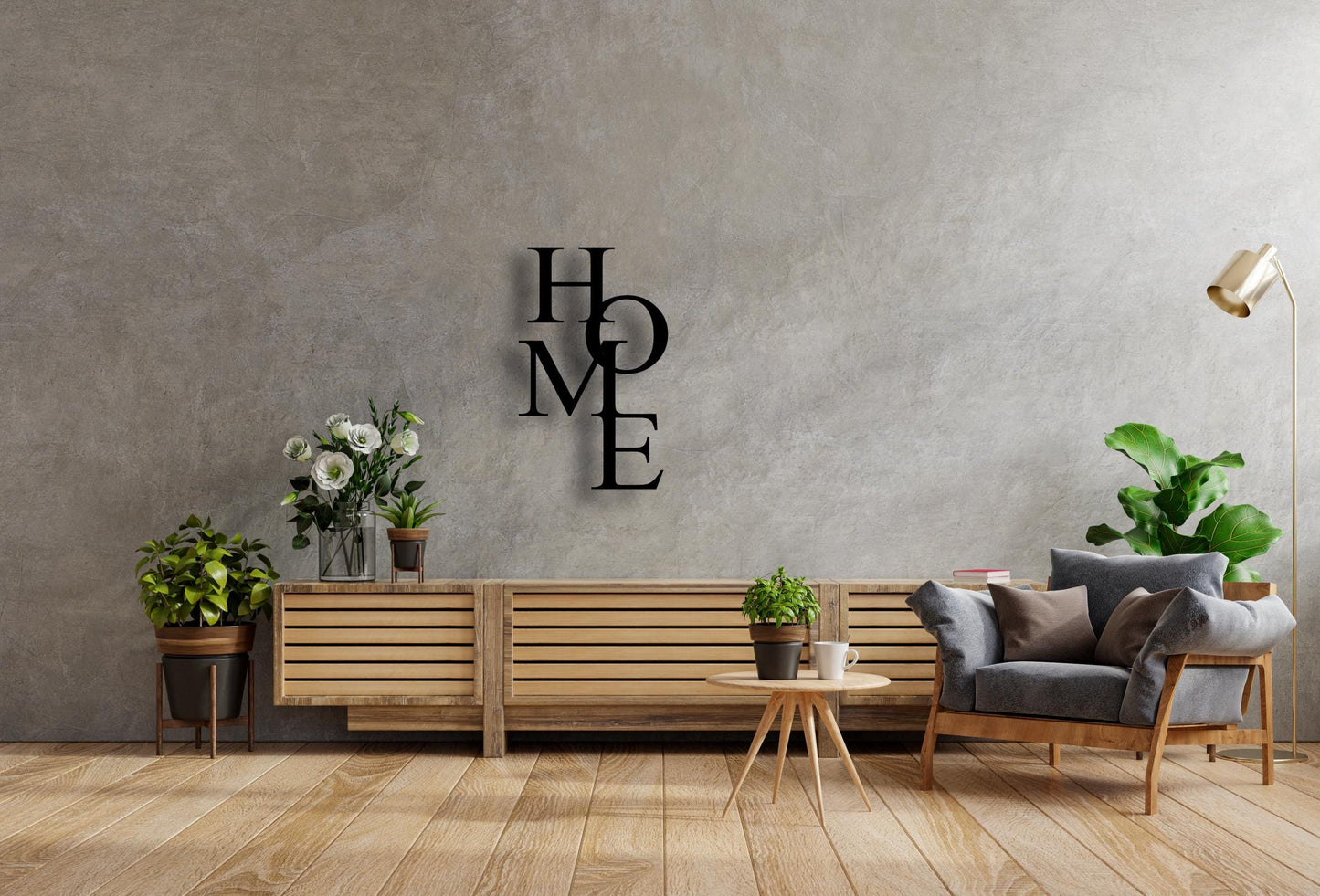 HOME - Holzschriftzug