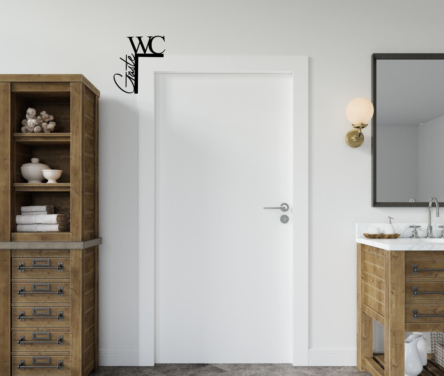 Gäste-WC Kantenhocker