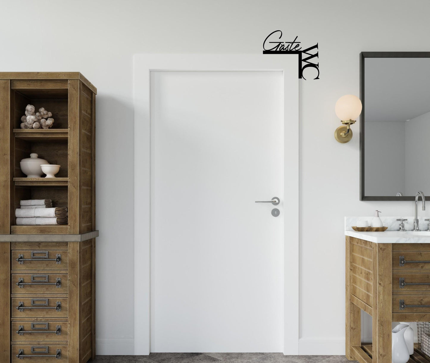 Gäste-WC Kantenhocker