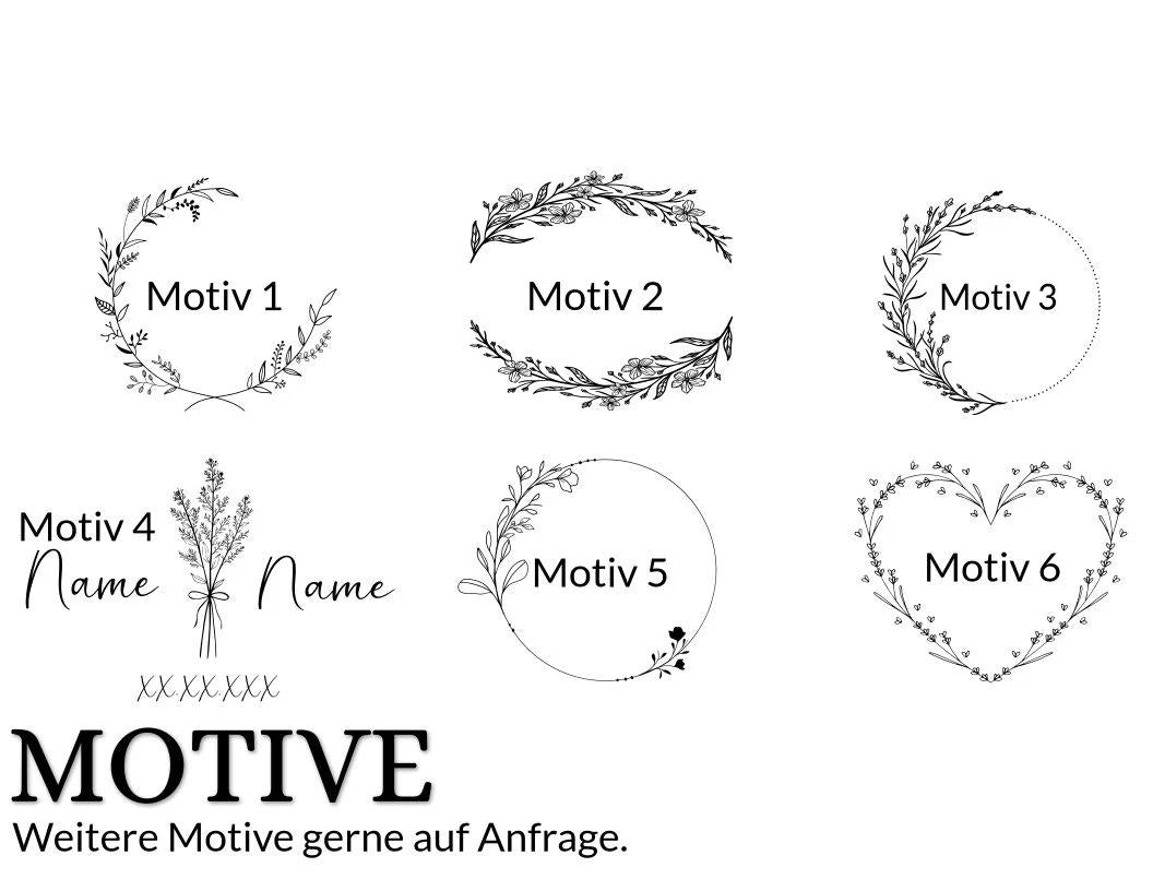 Hochzeitsgeschenk / Jahrestag - Frühstücksbrettchen (personalisiert)
