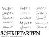 Hochzeitsgeschenk / Jahrestag - Frühstücksbrettchen (personalisiert)