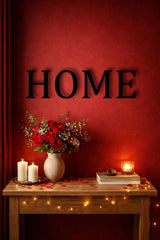 HOME - Holzschriftzug (Mehrteilig)