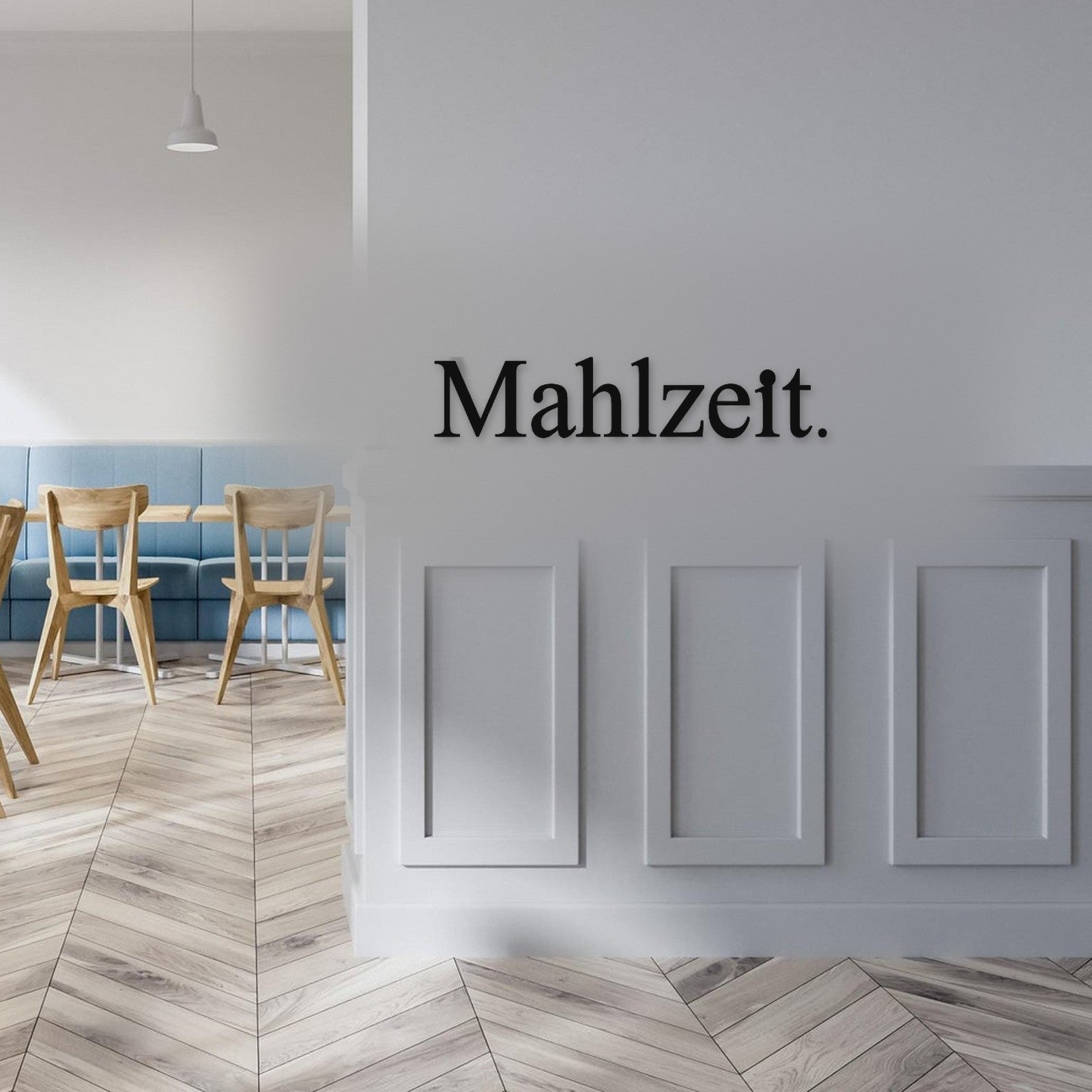 Holzschriftzug Mahlzeit aus Holz von Freude aus Holz